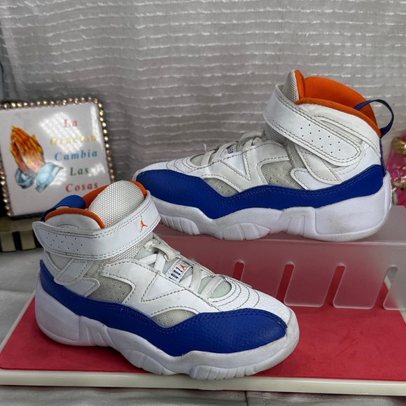 Nike Other - (N1)Jordan Jumpman-Unisex Baby Sneakers (11C,Boy and Girl),White,Blue and Orange